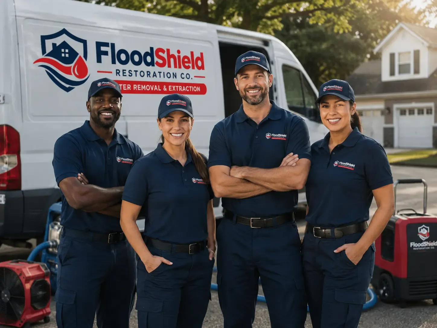 Flood Damage Restoration company in Burkettsville, OH